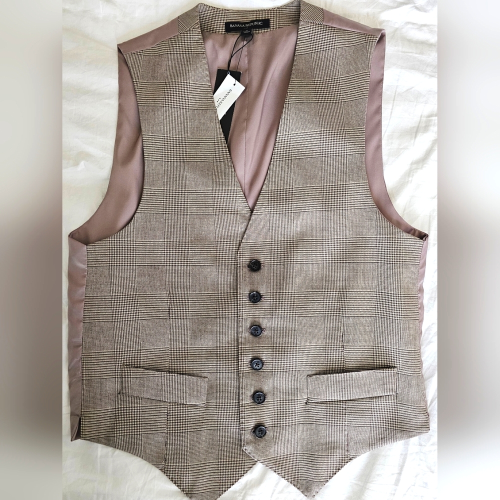 NWT Banana Republic Womens Tailored Suit Vest
